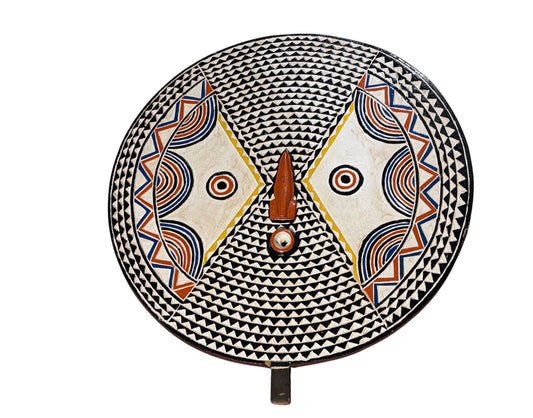 #1231 Vintage  African Wooden Bobo  Mask Burkina Faso 30" H