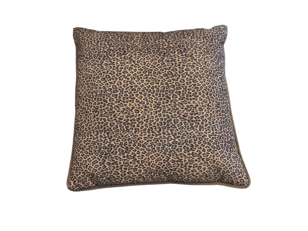 #46 Velvet  Custom Made Square  Animal Print  Pillow 13"