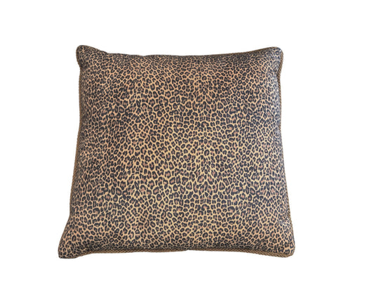 #46 Velvet  Custom Made Square  Animal Print  Pillow 13"