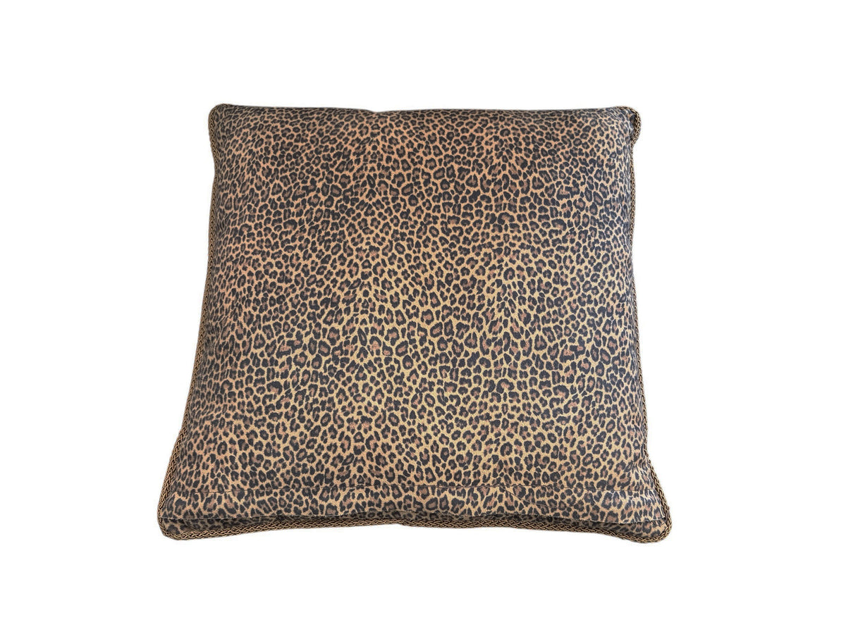 #46 Velvet  Custom Made Square  Animal Print  Pillow 13"
