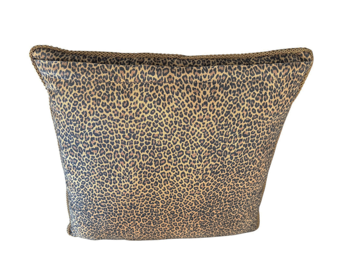 #46 Velvet  Custom Made Square  Animal Print  Pillow 13"