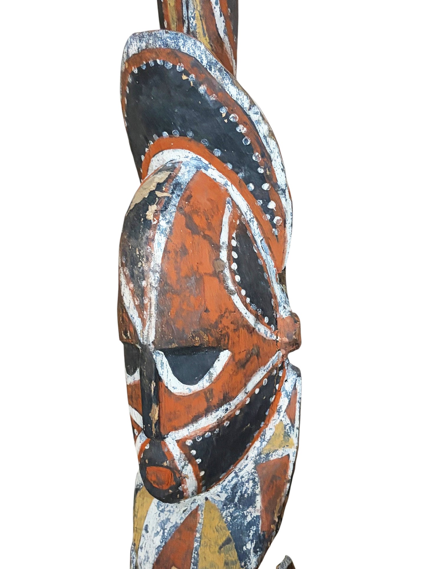 #1255 Vintage  Standing Figure, Abelam People of the Sepik River-Tribes of Papau New Guinea