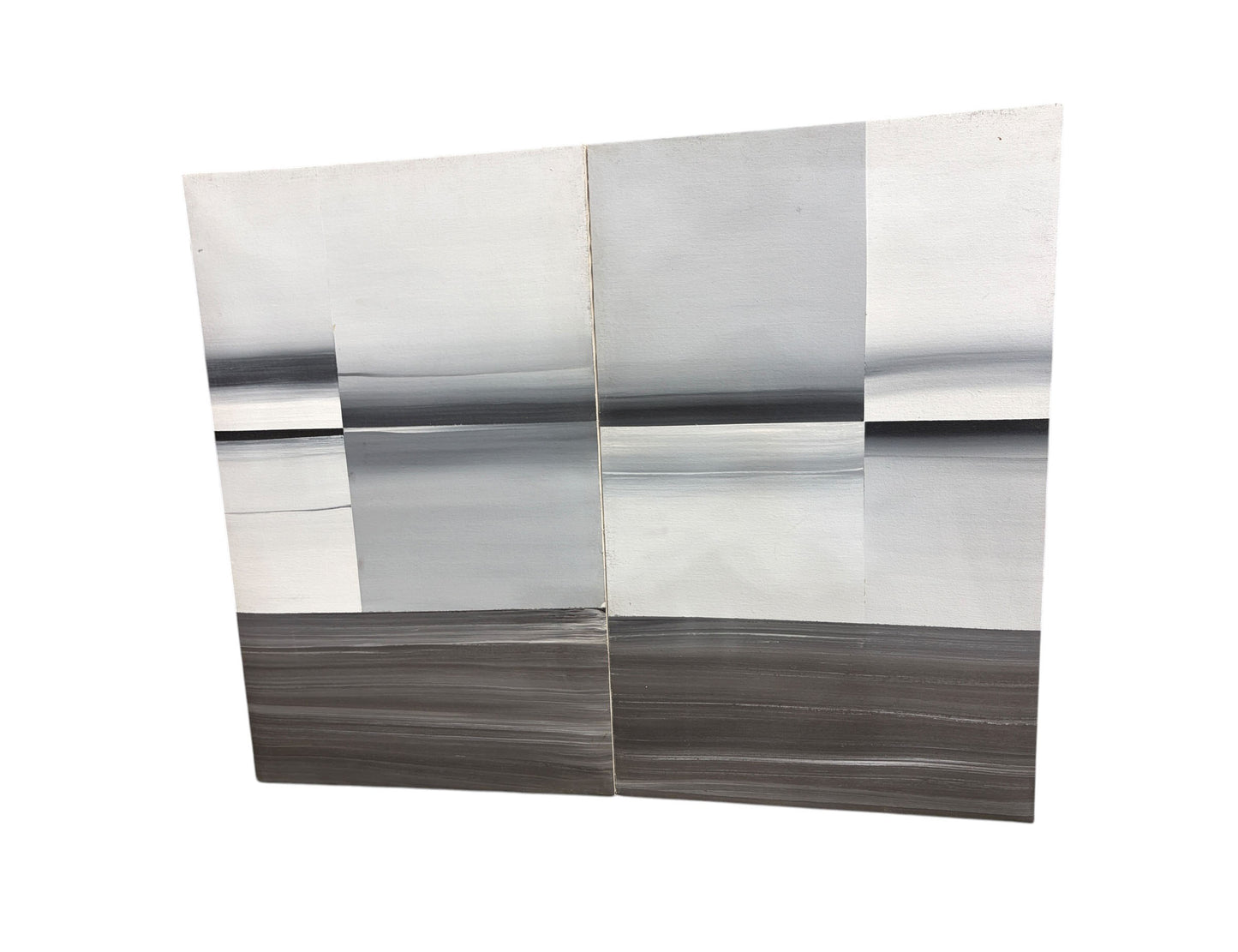 #61 Nicole Mouracade Nim Abstract Acrylic  On canvas Set of 4 Paintings