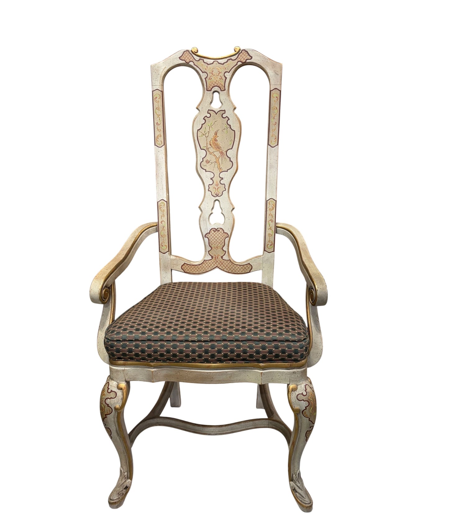 #6731  Drexel Heritage Sketchbook Chinoiserie ArmChair