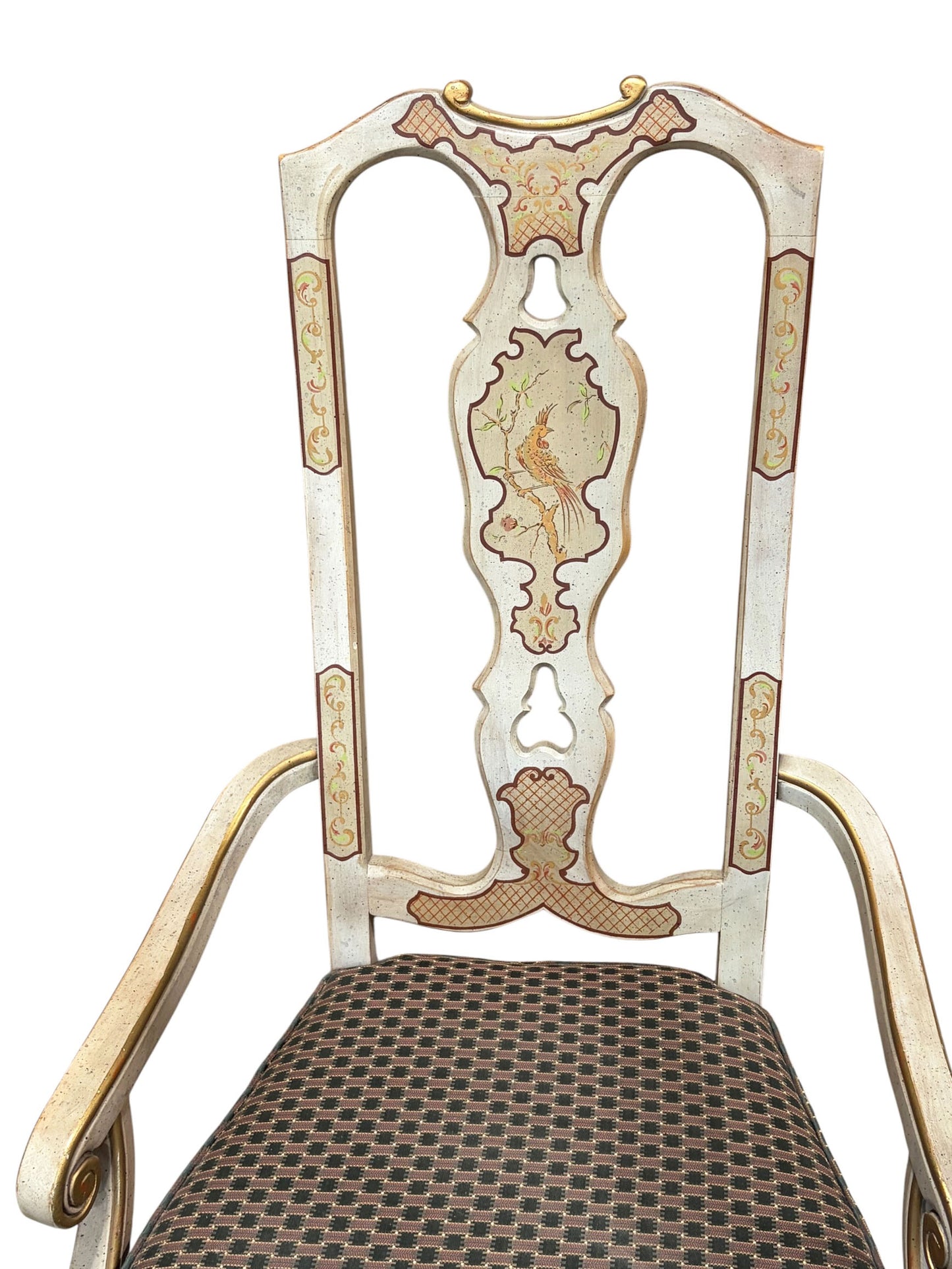 #6731  Drexel Heritage Sketchbook Chinoiserie ArmChair