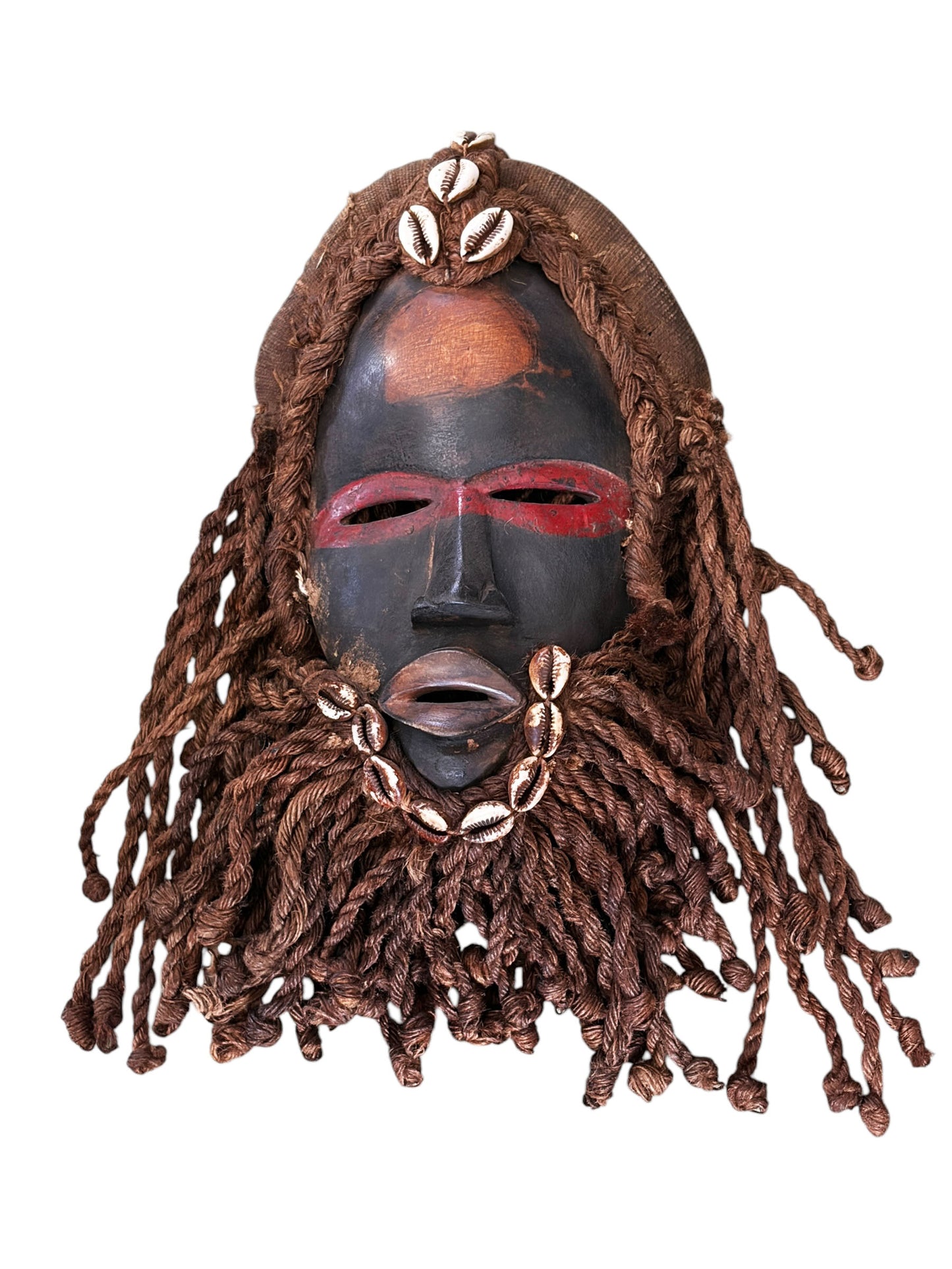 #3275A Superb Vintage  African I .Coast Dan Ceremonial Dance  Mask 14" H