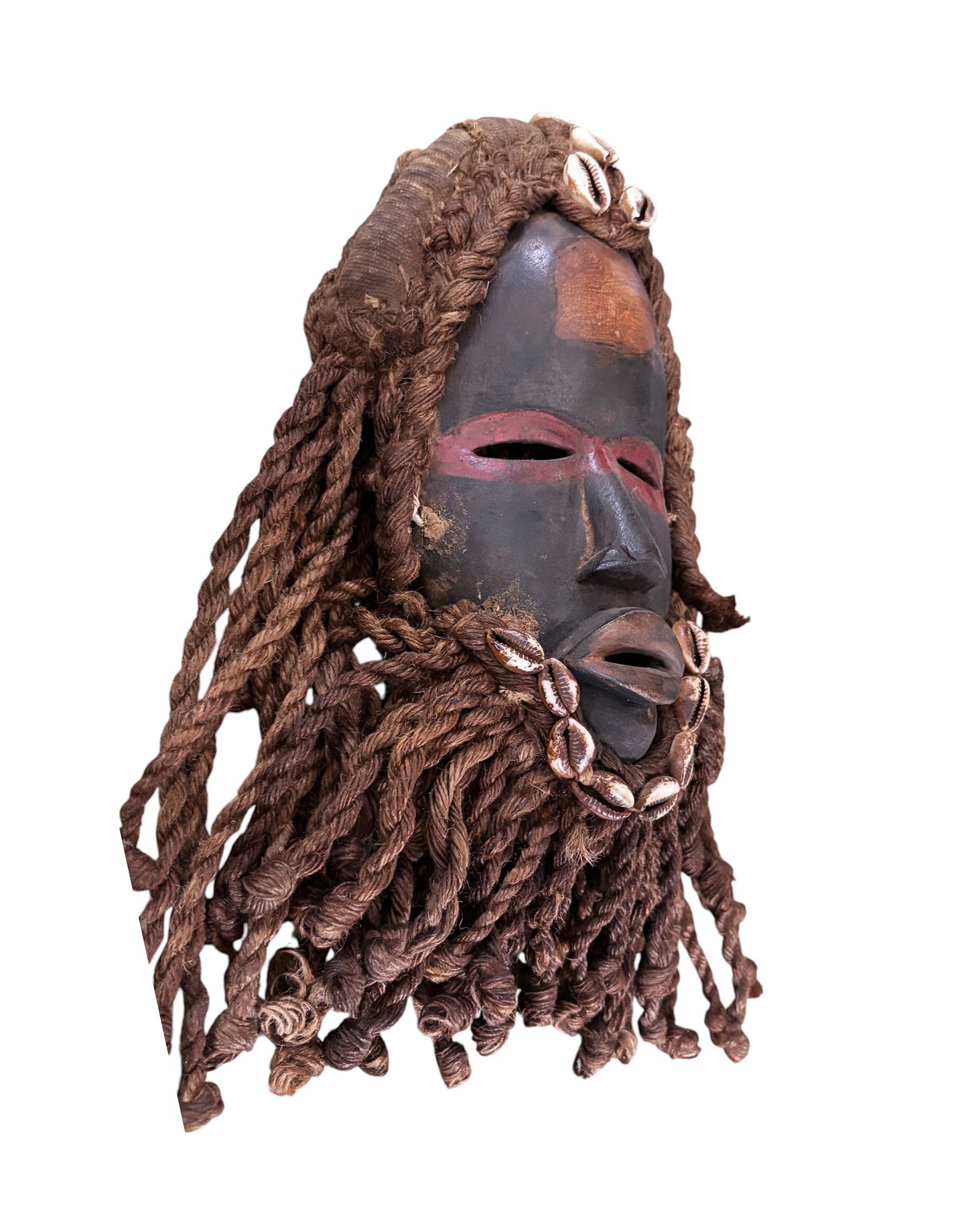 #3275A Superb Vintage  African I .Coast Dan Ceremonial Dance  Mask 14" H