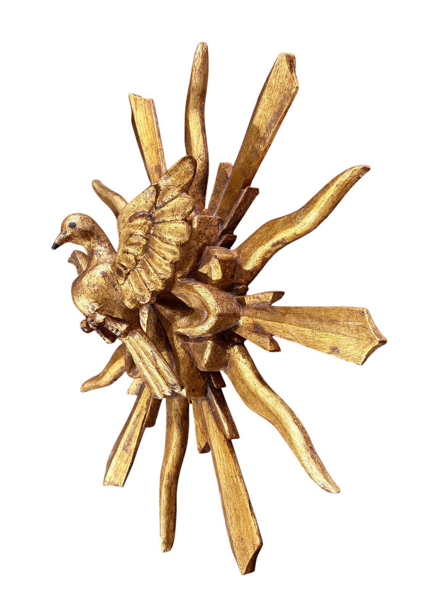 #707 European Wooden Dove Sunburst the Holy Spirit 15.25" Diameter