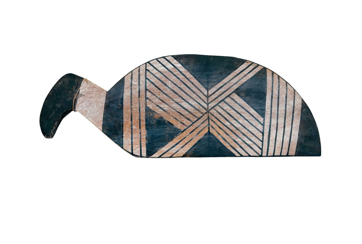 #718  Vintage Kalapalo Tribe  Indigenous wood spatula (Pá de Biju) 18.75" w