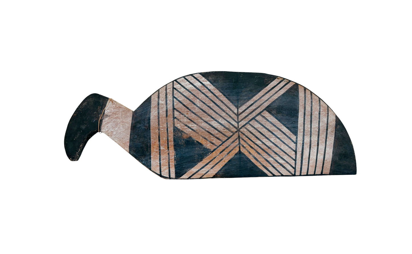 #718  Vintage Kalapalo Tribe  Indigenous wood spatula (Pá de Biju) 18.75" w