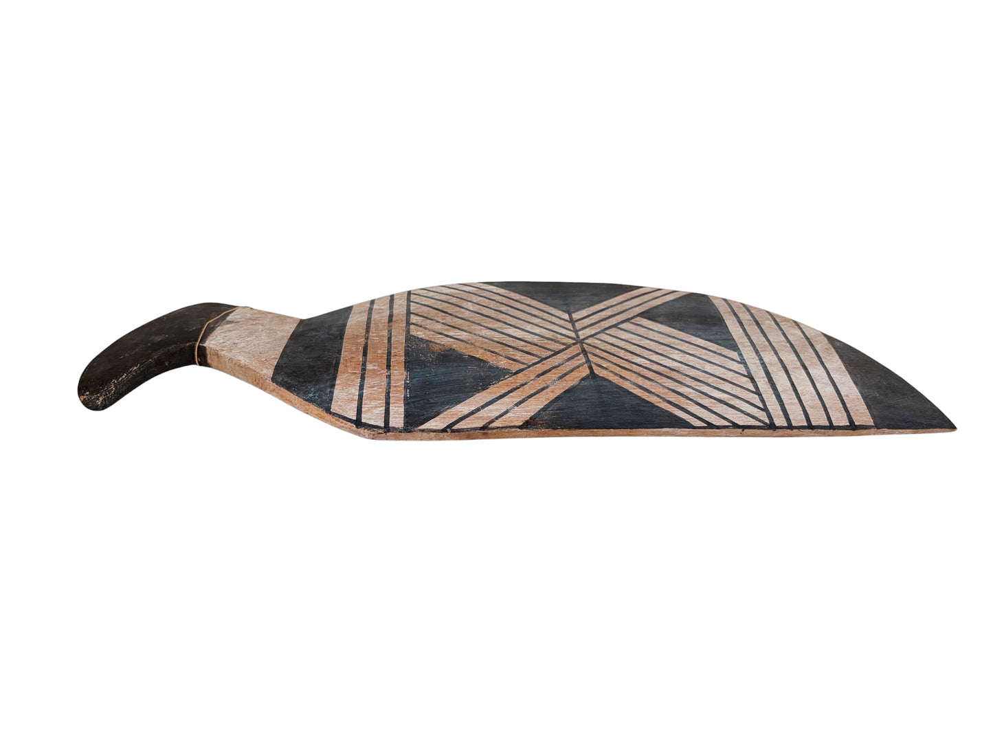 #718  Vintage Kalapalo Tribe  Indigenous wood spatula (Pá de Biju) 18.75" w