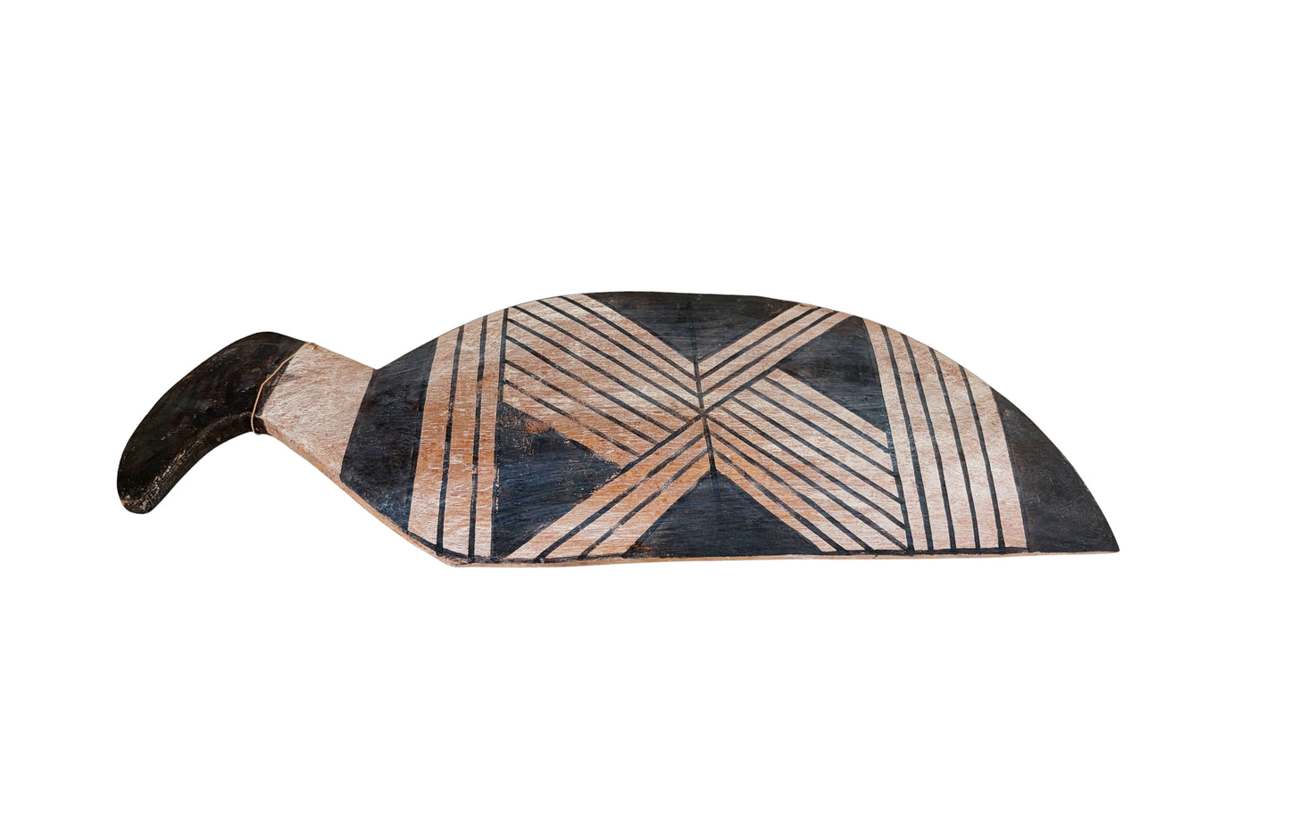 #718  Vintage Kalapalo Tribe  Indigenous wood spatula (Pá de Biju) 18.75" w