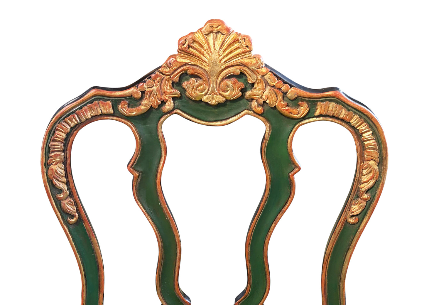 #219 Vintage Elegant Venetian Side Chair With Thai Silk