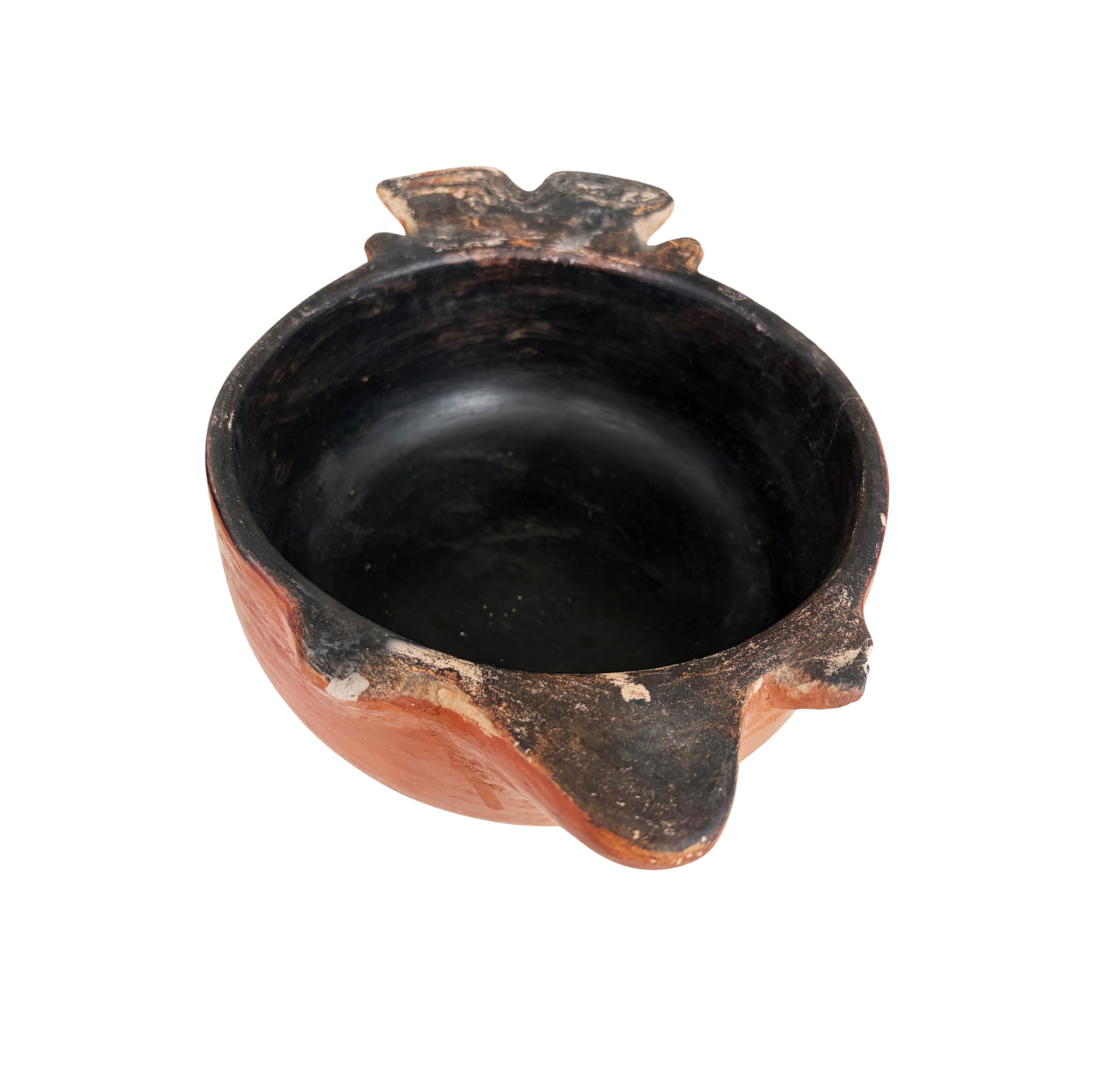 #E Vintage Indigenous Karaja Ceramic Zoomorphic Bowl