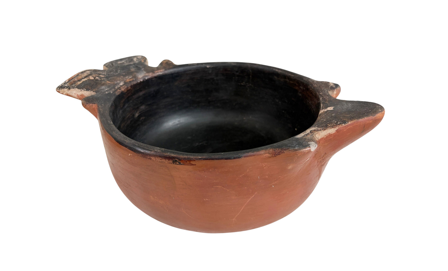 #E Vintage Indigenous Karaja Ceramic Zoomorphic Bowl