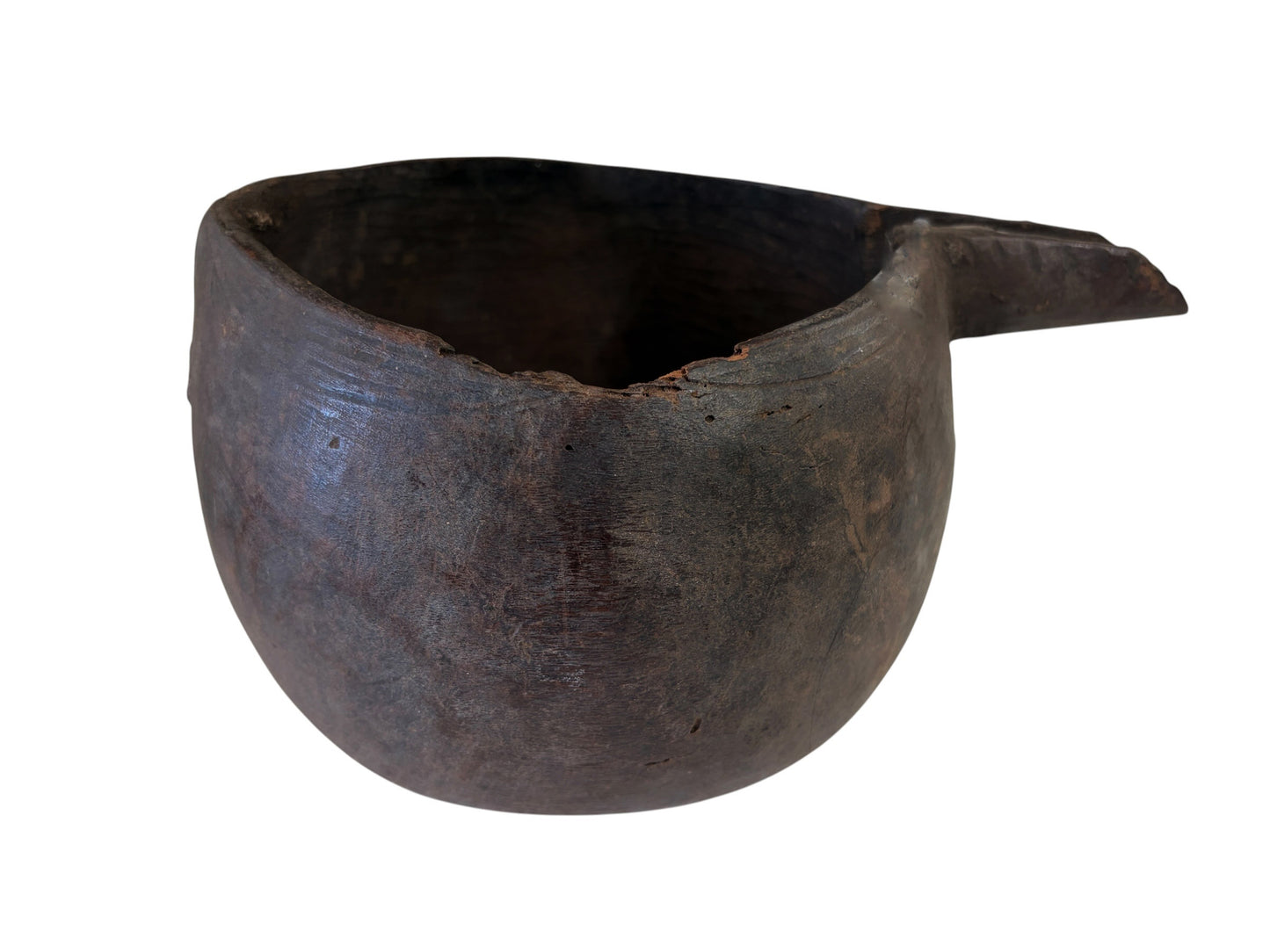 #752 Vintage  LG African  Kuba wooden Cup  Congo
