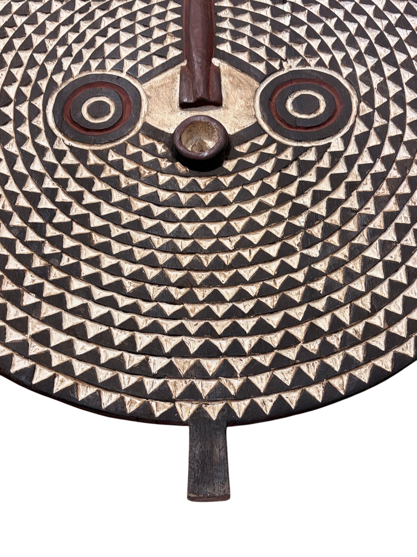 #1268 VTG Large African Bobo/Bwa Tribal Dance Sun Mask/Sculpture 30" H