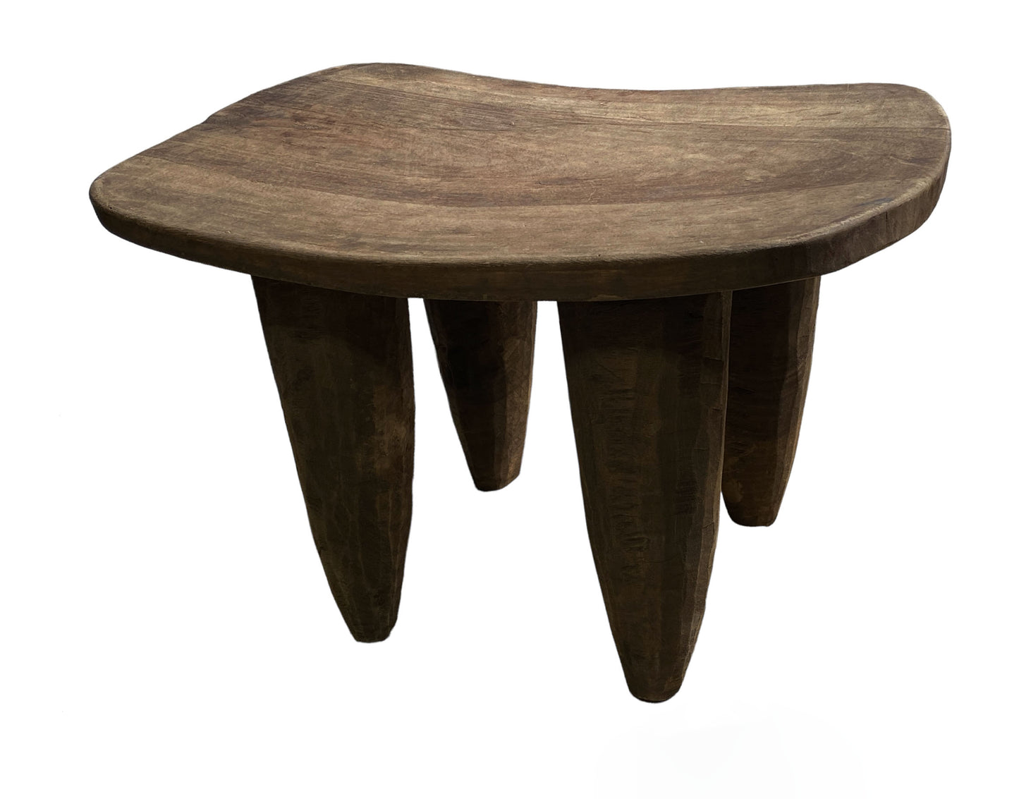 # 5561 Superb Old Rustic African Senufo Stool / Table  I coast 23.25" W