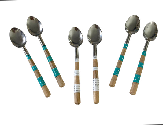 #5712 Moroccan Tea Spoons Set Of Six