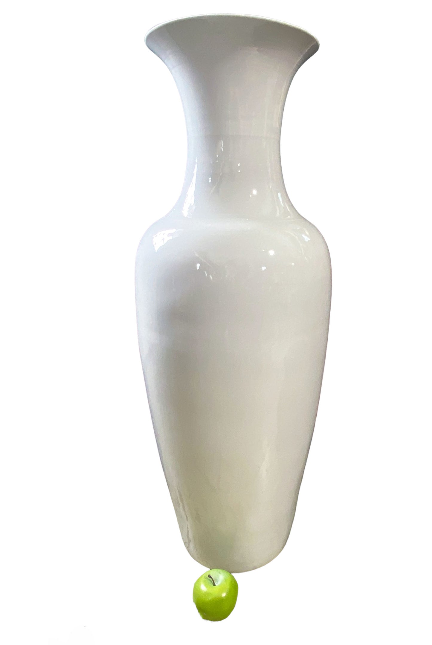 # 841 Large Chinoiserie  Blanc De Chine  Porcelain Vase 36.5"H