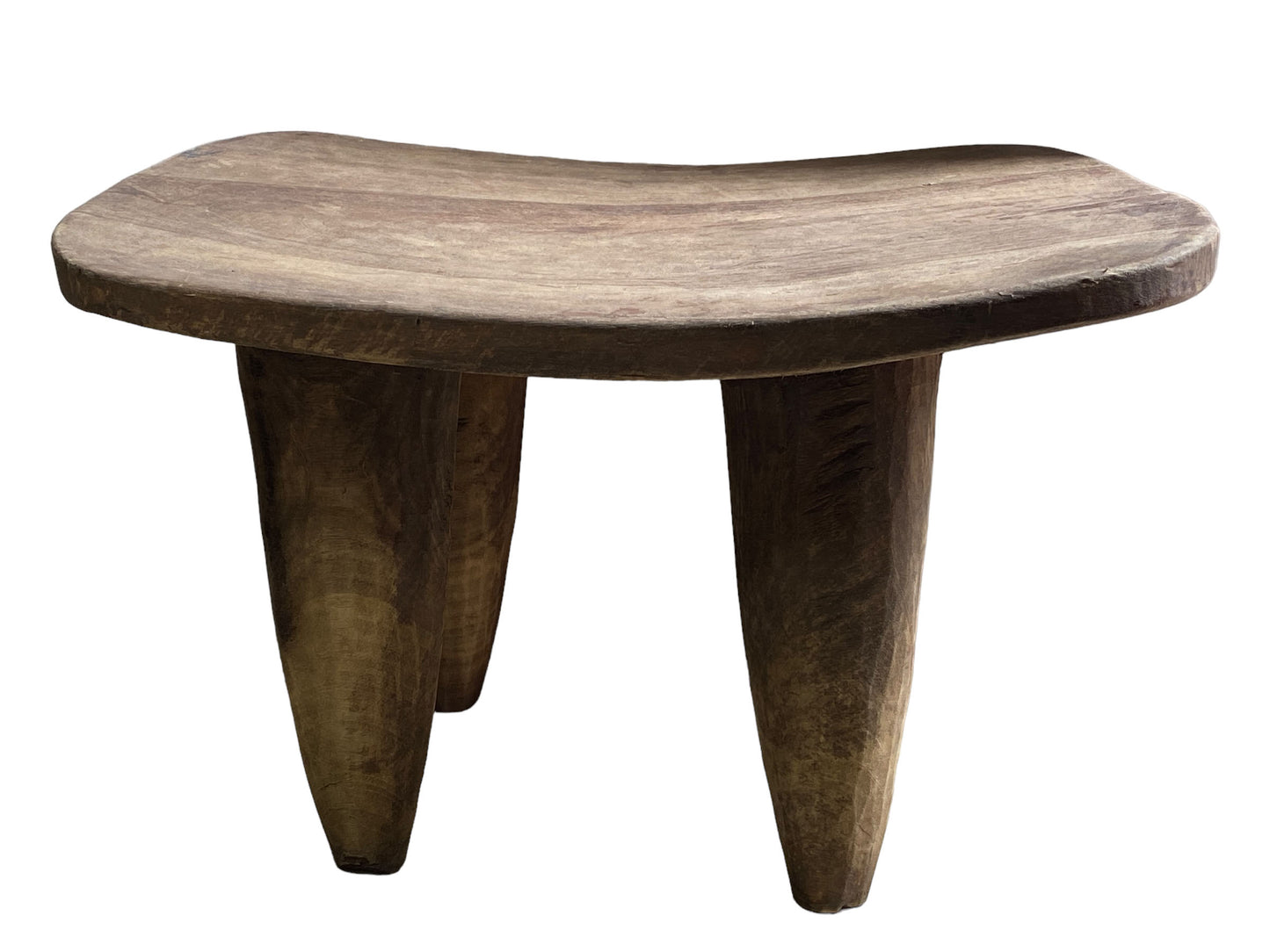 # 5561 Superb Old Rustic African Senufo Stool / Table  I coast 23.25" W