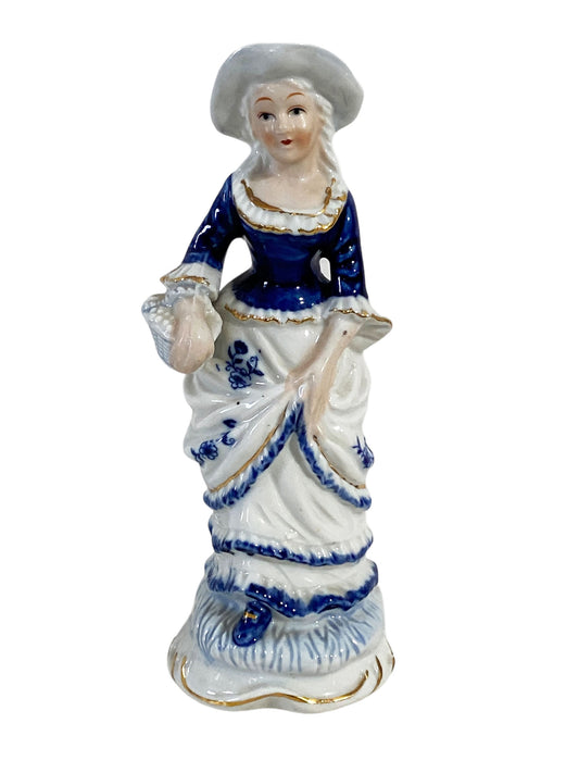 #177 Old European Bibelot of a Standing Female Sculpture