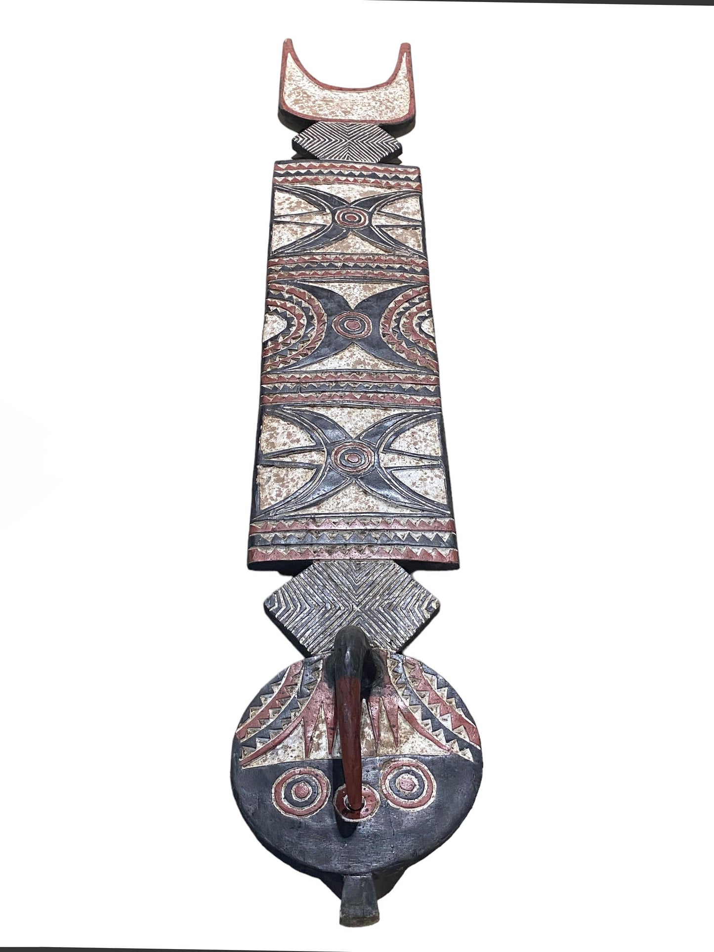 #5549 Large African Bobo Bwa Plank Mask Burkina Faso 80" H