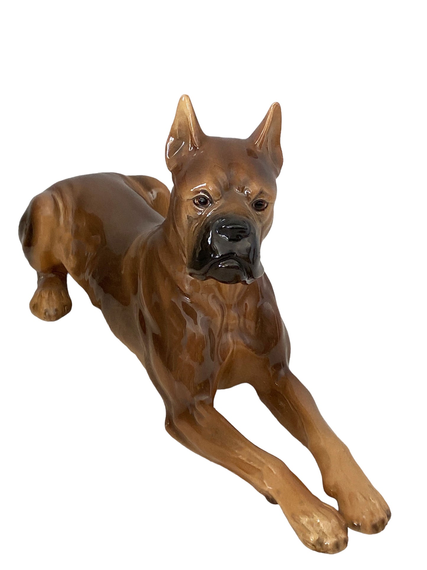 #5665 Austria Porcelain Wiener Kunst Keramos Wein Dog Figurine