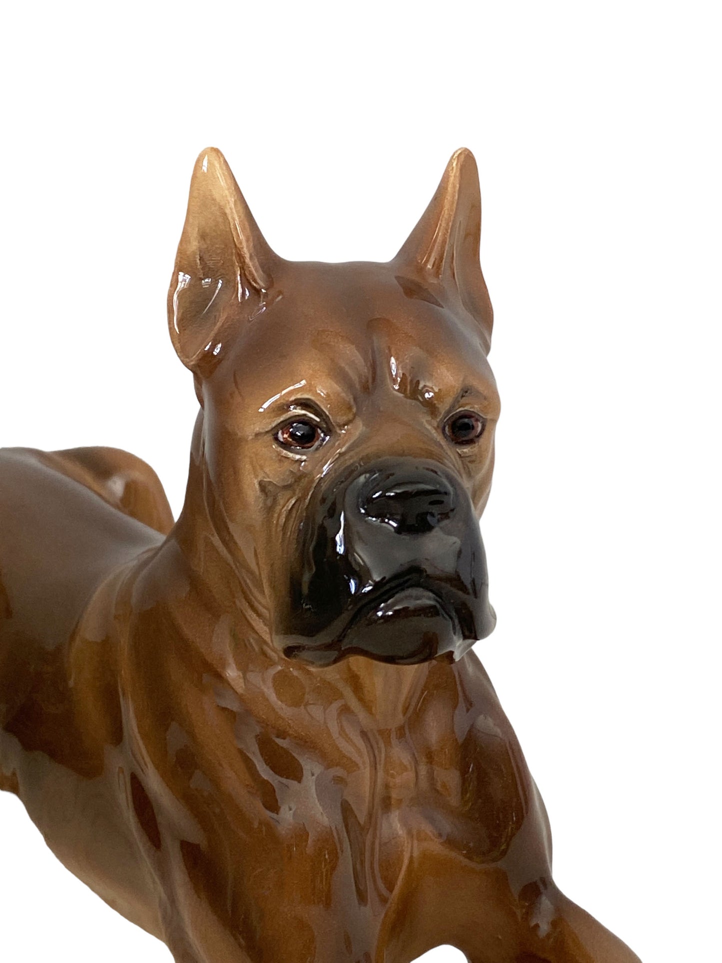 #5665 Austria Porcelain Wiener Kunst Keramos Wein Dog Figurine