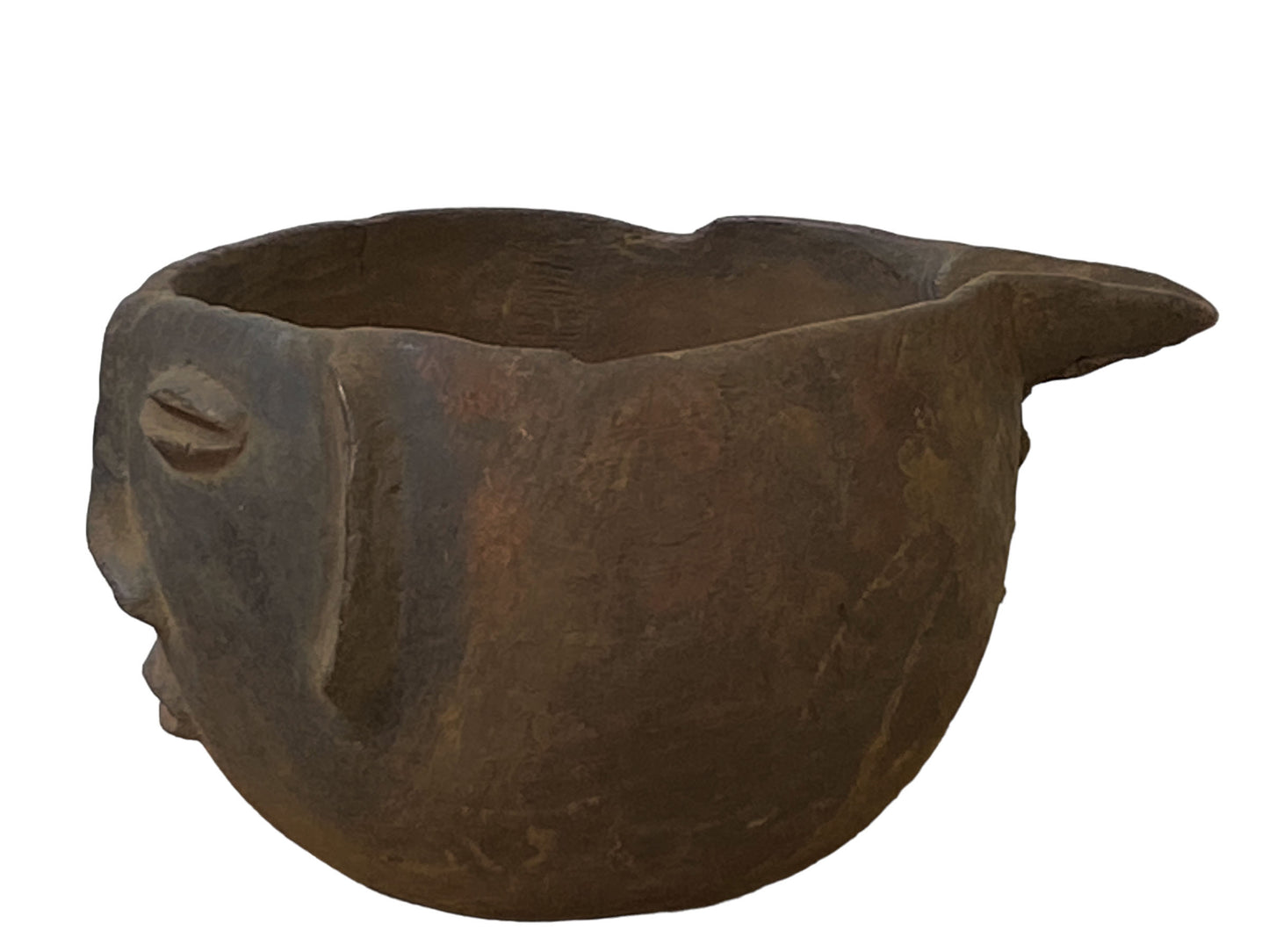 #5781 Kuba wooden Cup Figural Head Congo