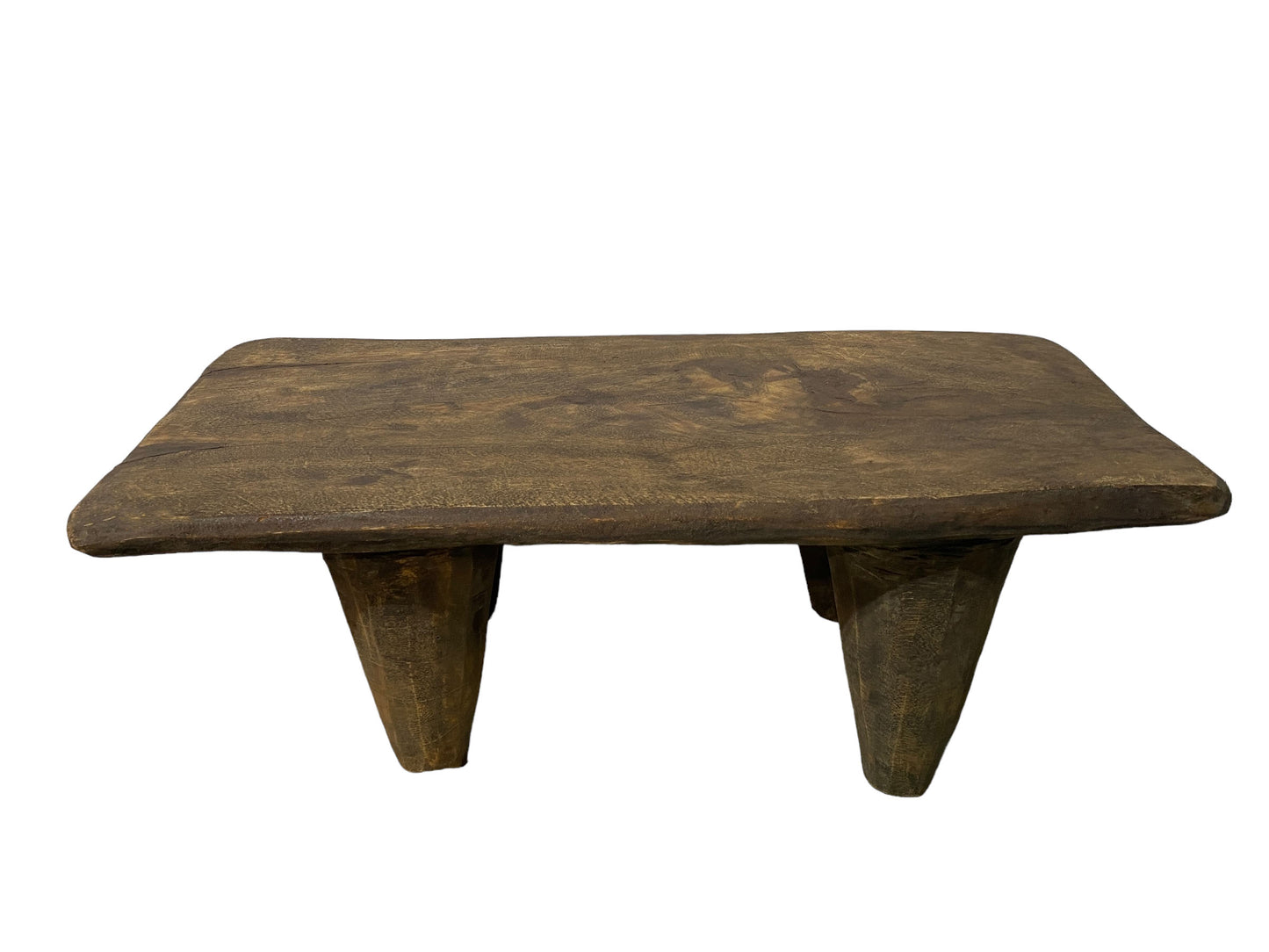 # 5532 Superb Rustic Vintage   African Senufo Stool / Table  I coast 23" W