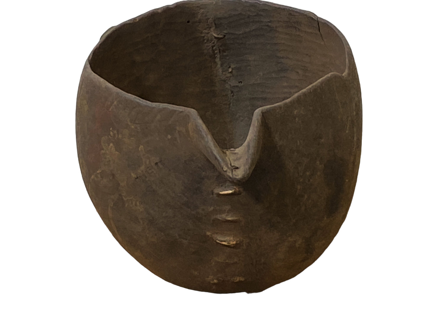 #5781 Kuba wooden Cup Figural Head Congo
