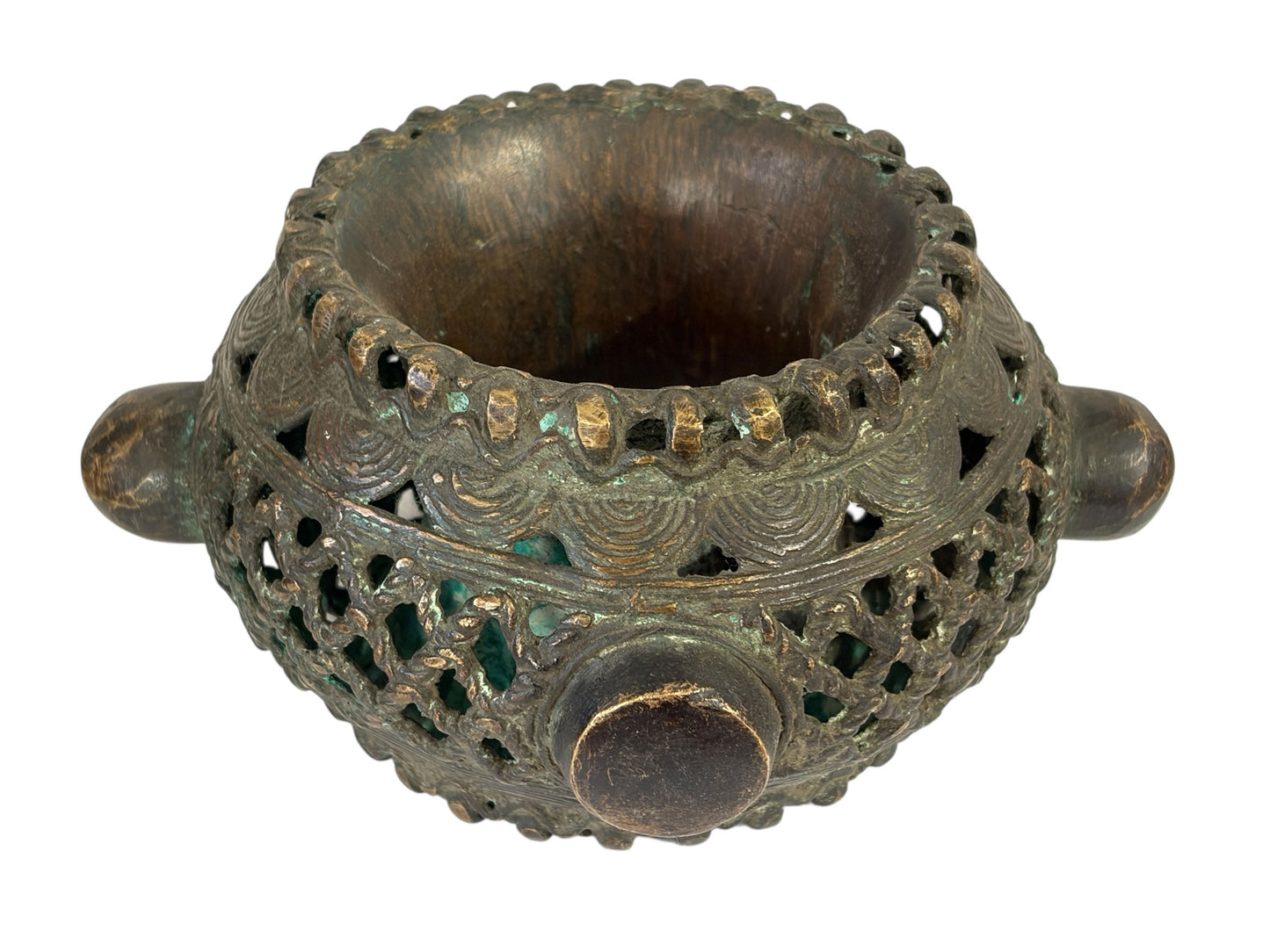 #3709 Superb vintage  Benin  Bronze Bracelet Currency Nigeria