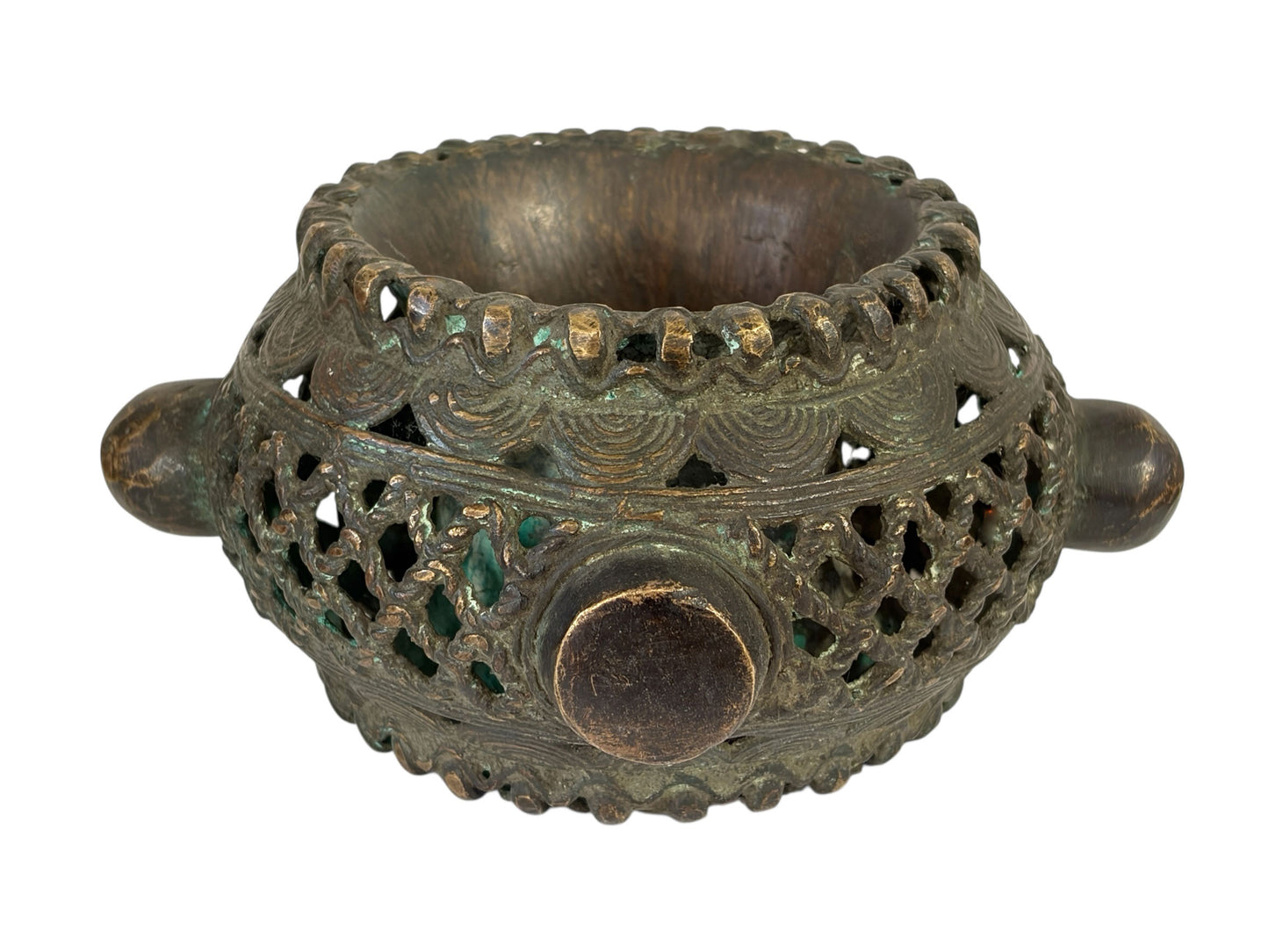 #3709 Superb vintage  Benin  Bronze Bracelet Currency Nigeria