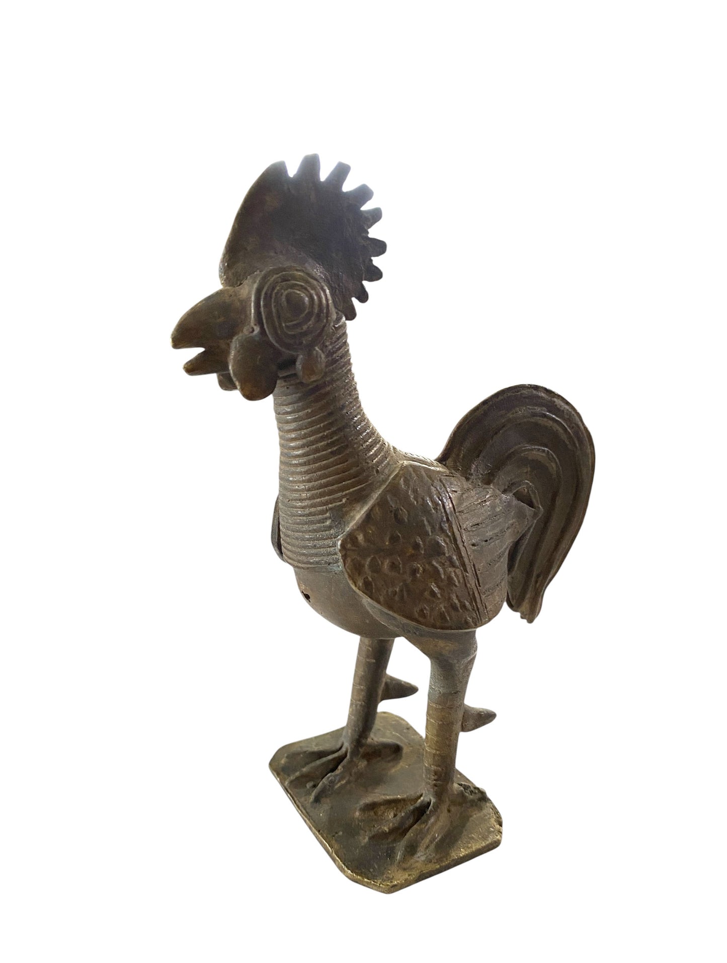 #499 Bronze AfricanTribal/ Ashanti Akan Of a Bird/ Rooster I Coast