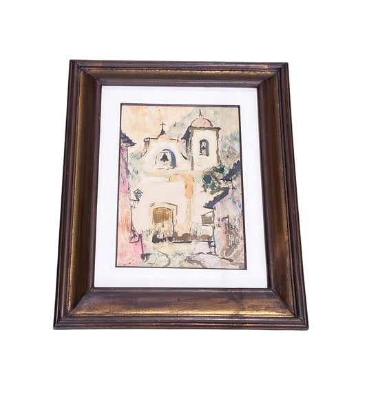 #52 Italian Artist Omar Pellegata Aquarelle Watercolors Painting
