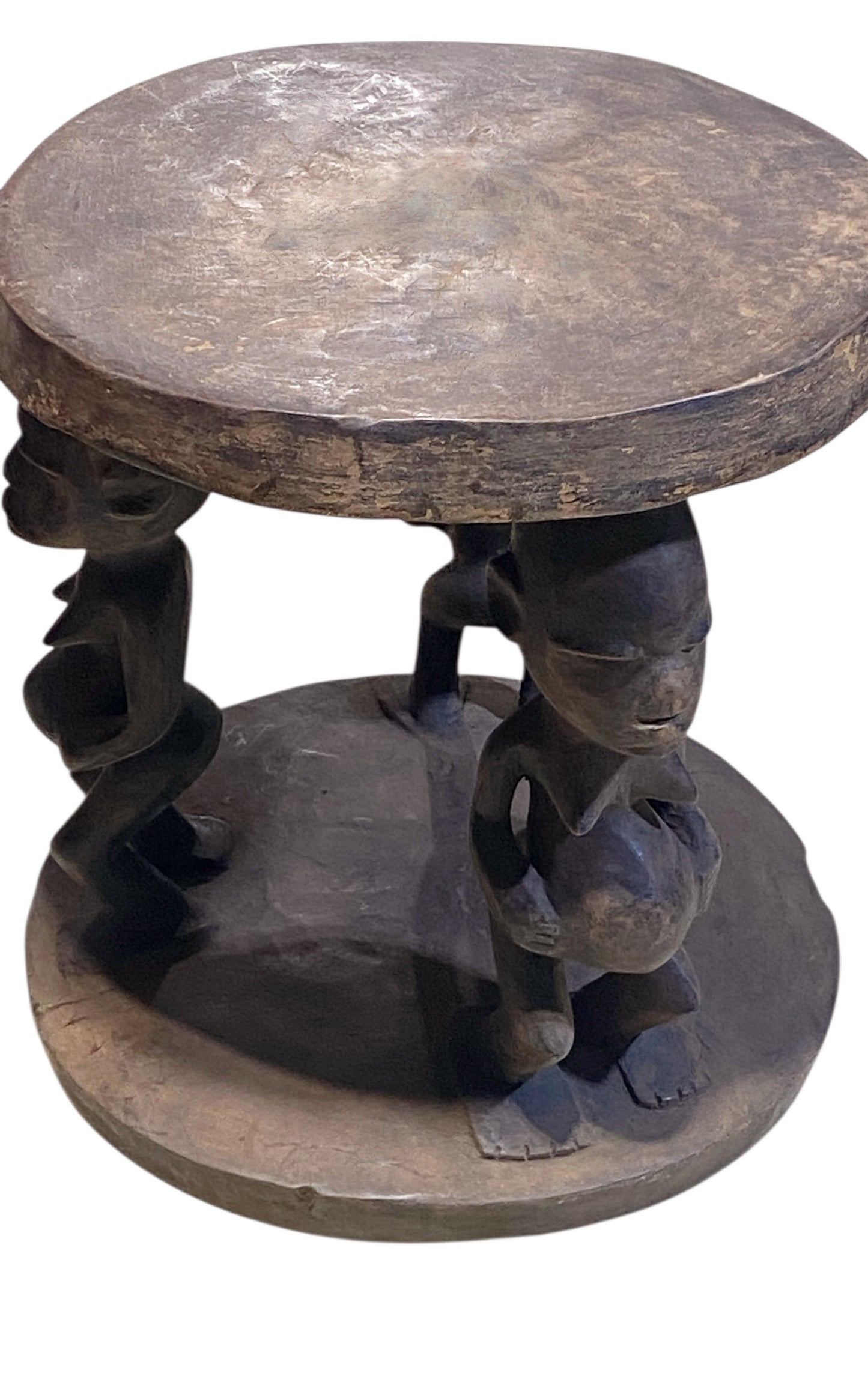 #1190 Superb  Rare African Maternity Baga  Stool/Table  Guinea 16" H