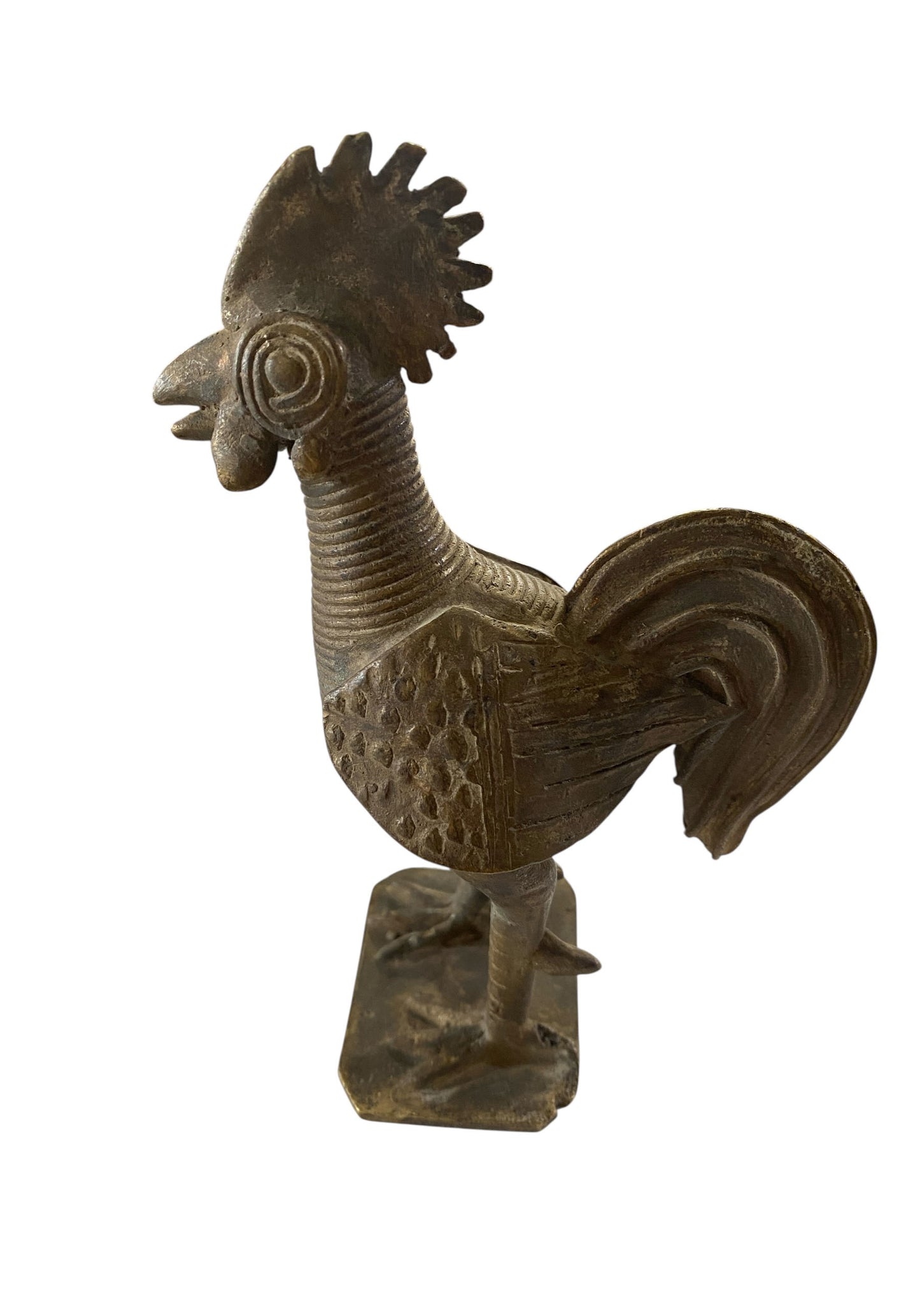 #499 Bronze AfricanTribal/ Ashanti Akan Of a Bird/ Rooster I Coast