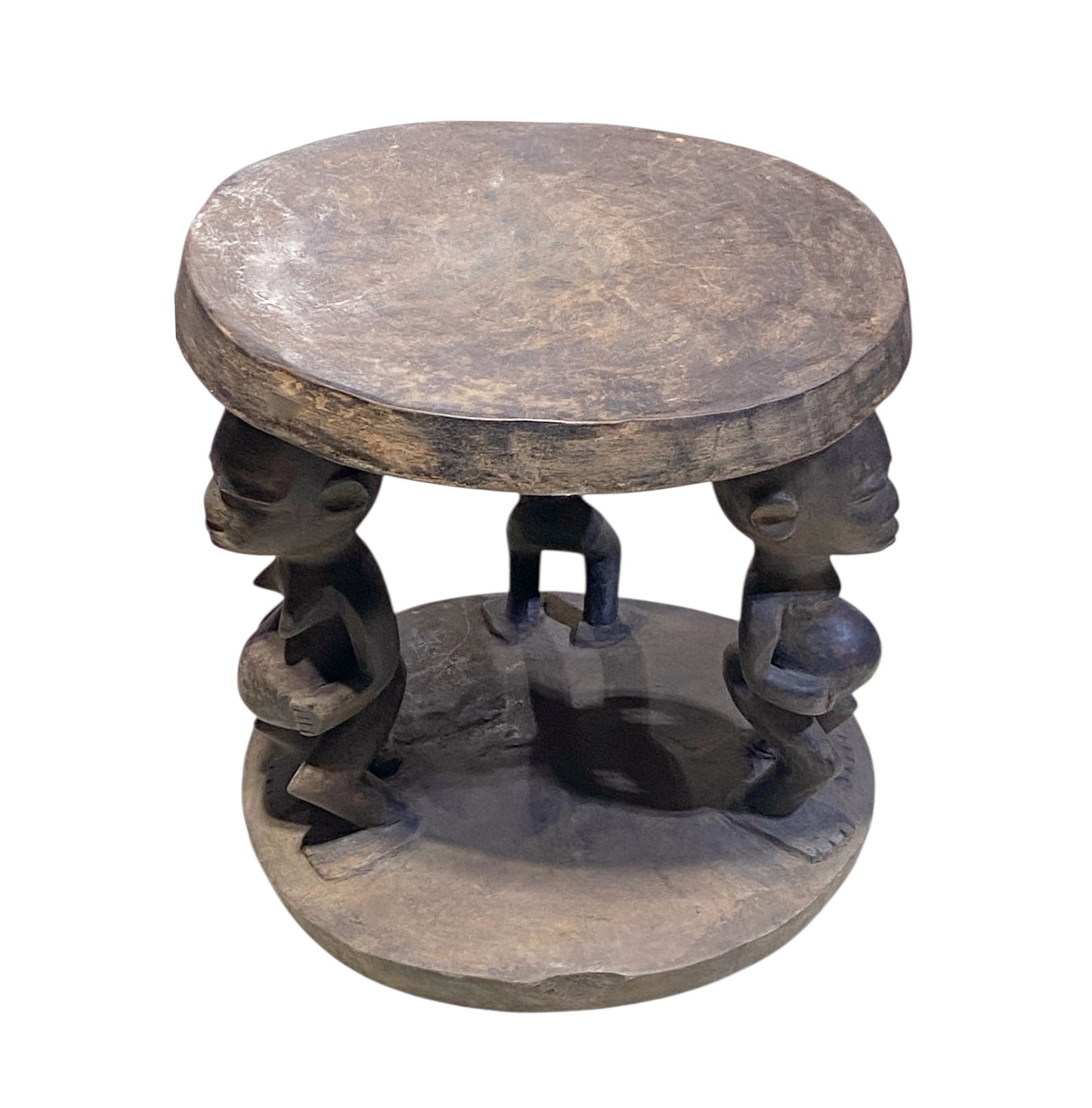 #1190 Superb  Rare African Maternity Baga  Stool/Table  Guinea 16" H