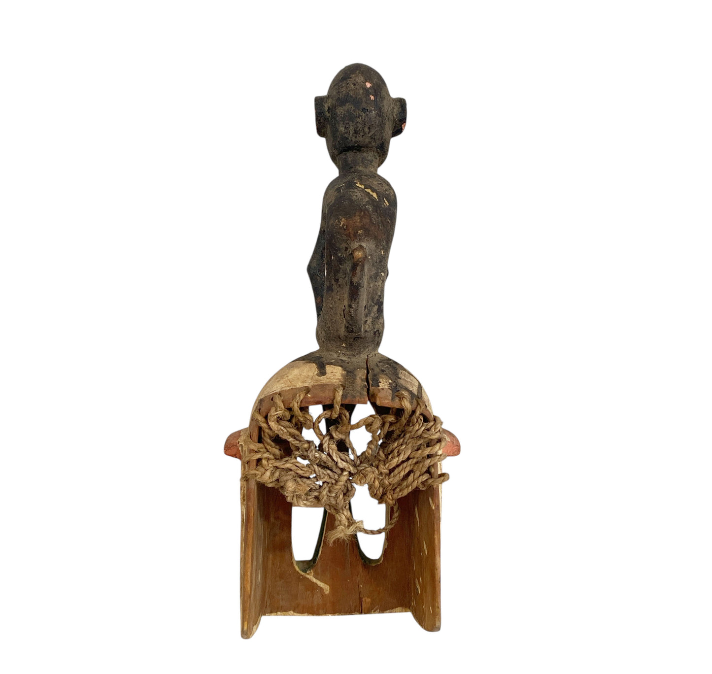 #1146 Vintage Dogon Tribe Carved Wooden Monkey  Mask 19.5" H