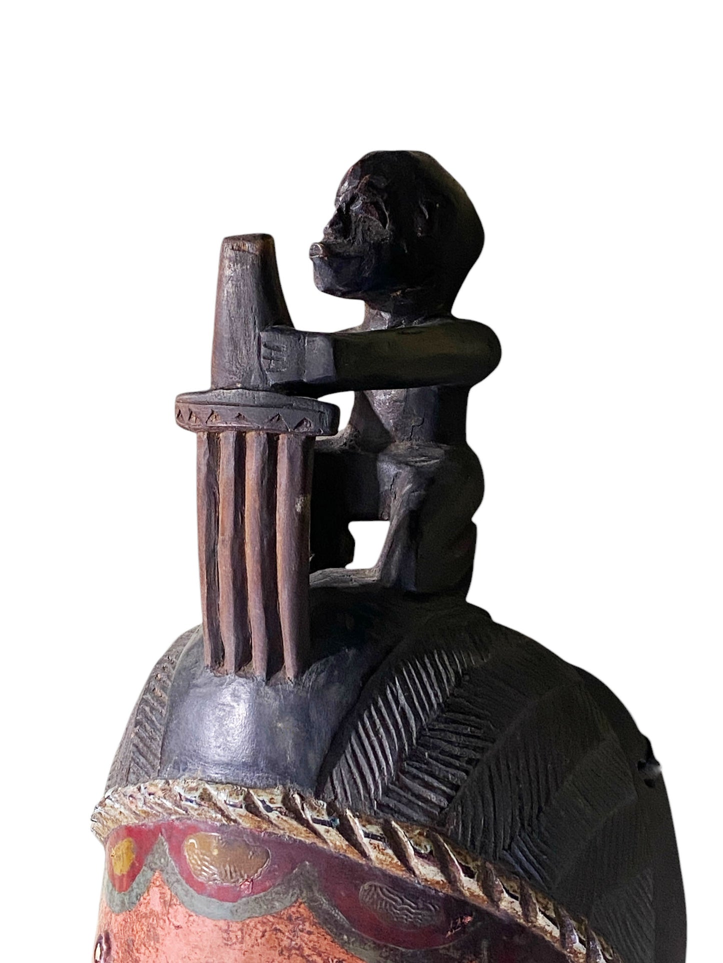 #960 Lg African Guru Portrait Mask Cote d'Ivoire 22.5" H