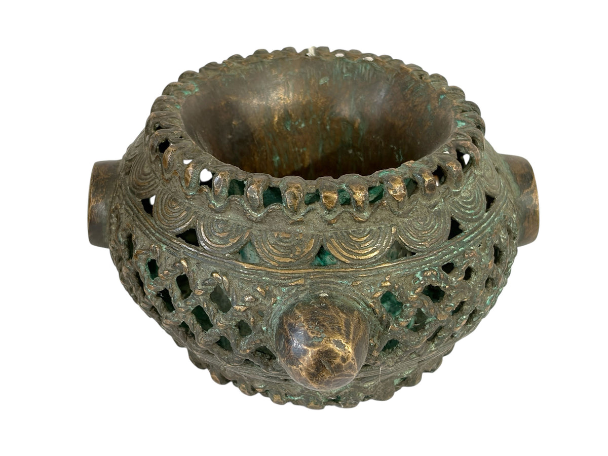 #3709 Superb vintage  Benin  Bronze Bracelet Currency Nigeria
