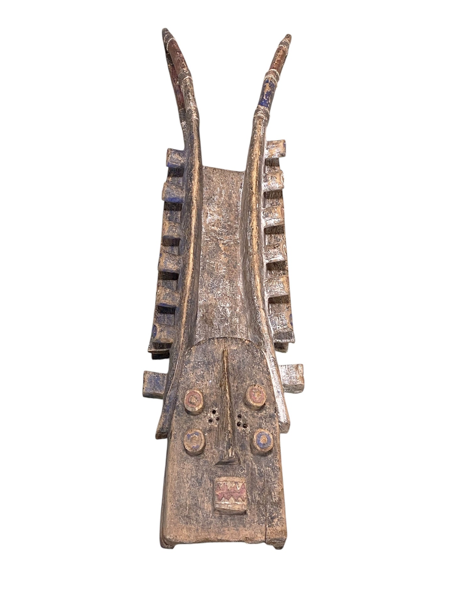 #1186  Large Vintage Grebo Mask, Liberia, Africa 40"H