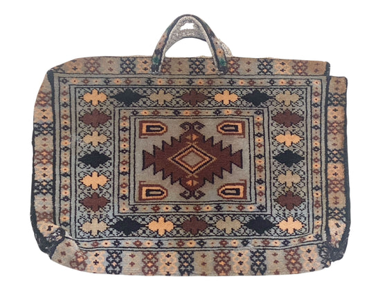 #665 Antique Caucasian  Tribal HandBag 20" W