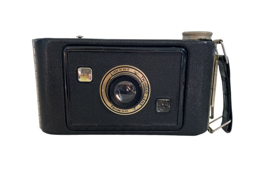 #6408 Vintage Jiffy Kodak Folding Camera 1940's Twindar Lens Untested.
