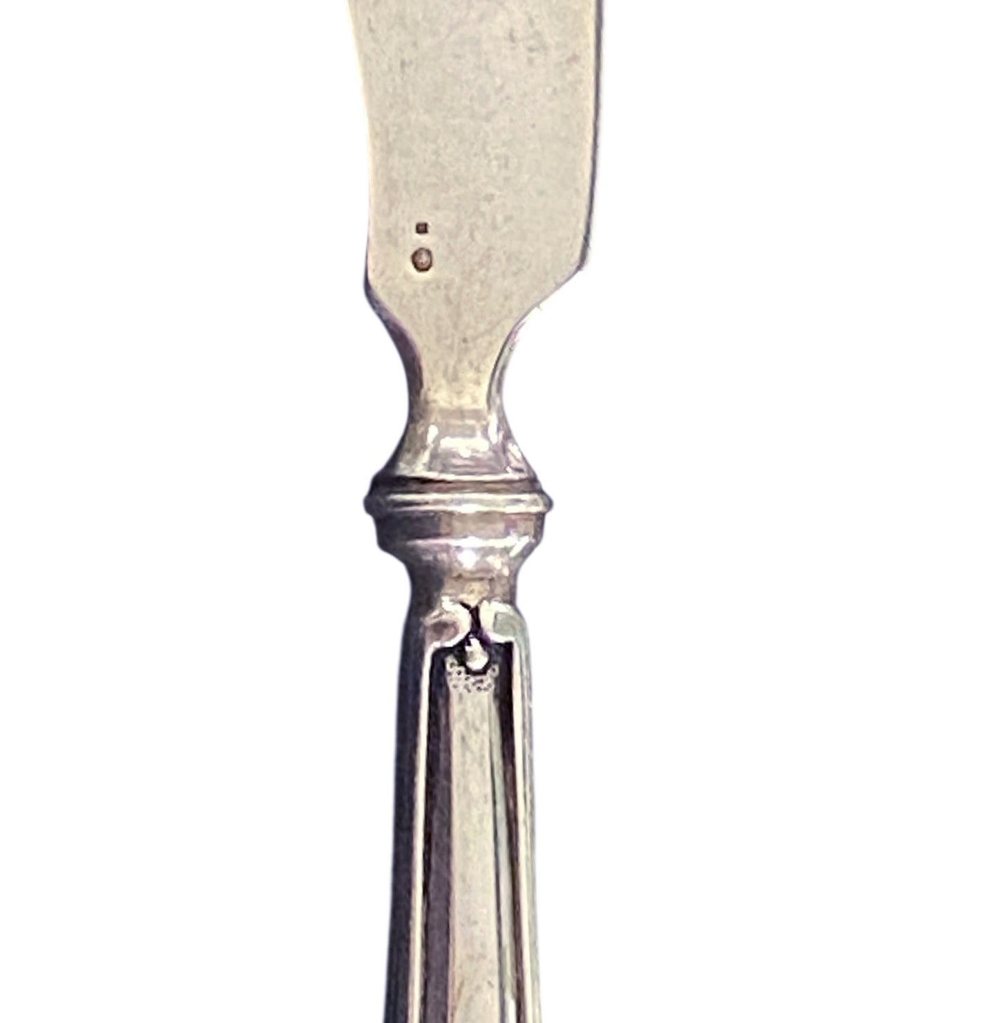 #56 Vintage Portuguese Solid Silver Baroque Style Butter/ Cheese/Pâté Spreader