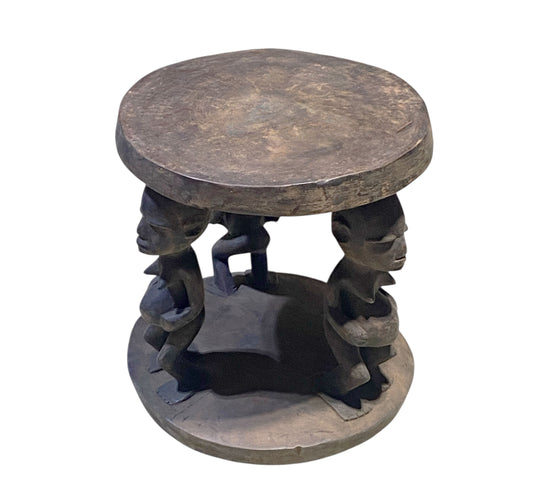 #1190 Superb  Rare African Maternity Baga  Stool/Table  Guinea 16" H