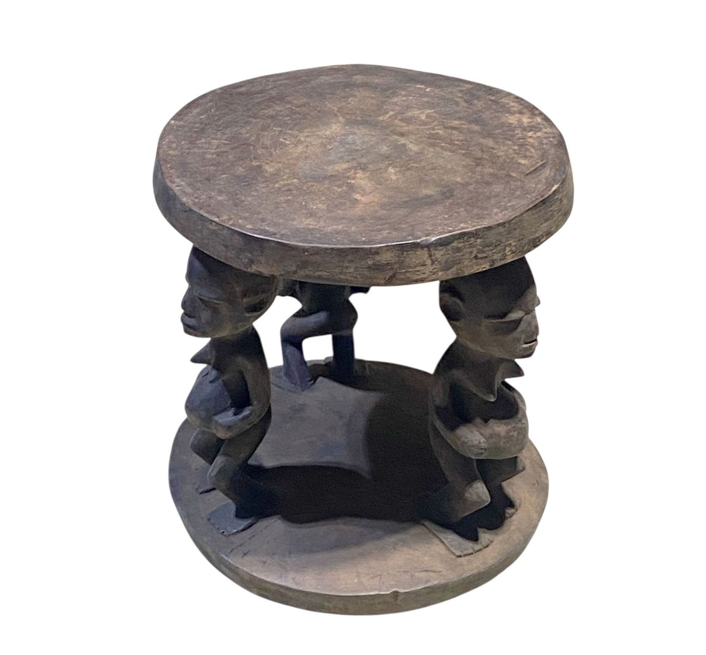 #1190 Superb  Rare African Maternity Baga  Stool/Table  Guinea 16" H