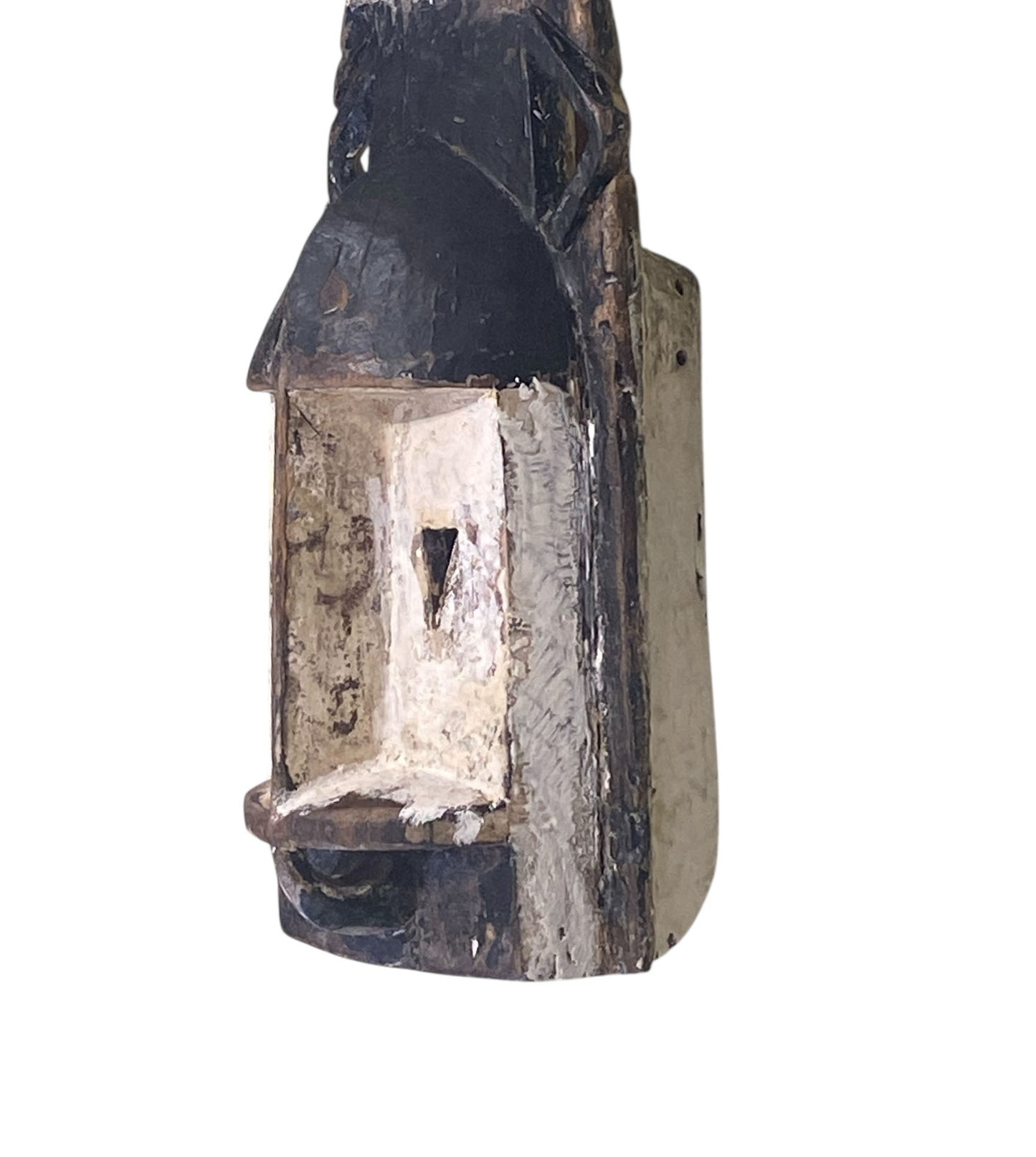 #1153 LG 20th C Kanaga Initiation Mask  Dogon Mali West africa 39" H