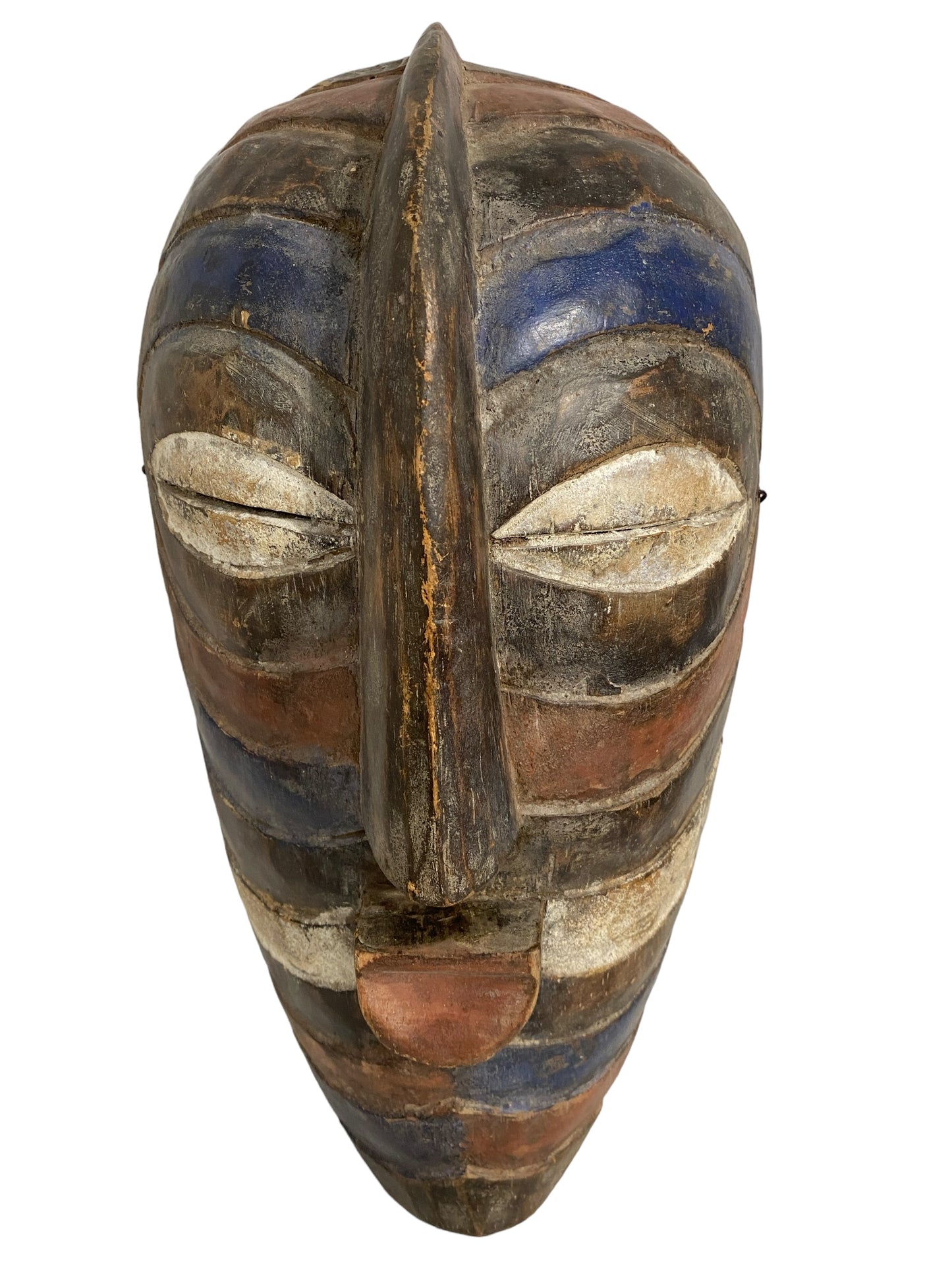 # 1678 African Songye Kifwebe Mask 16"h